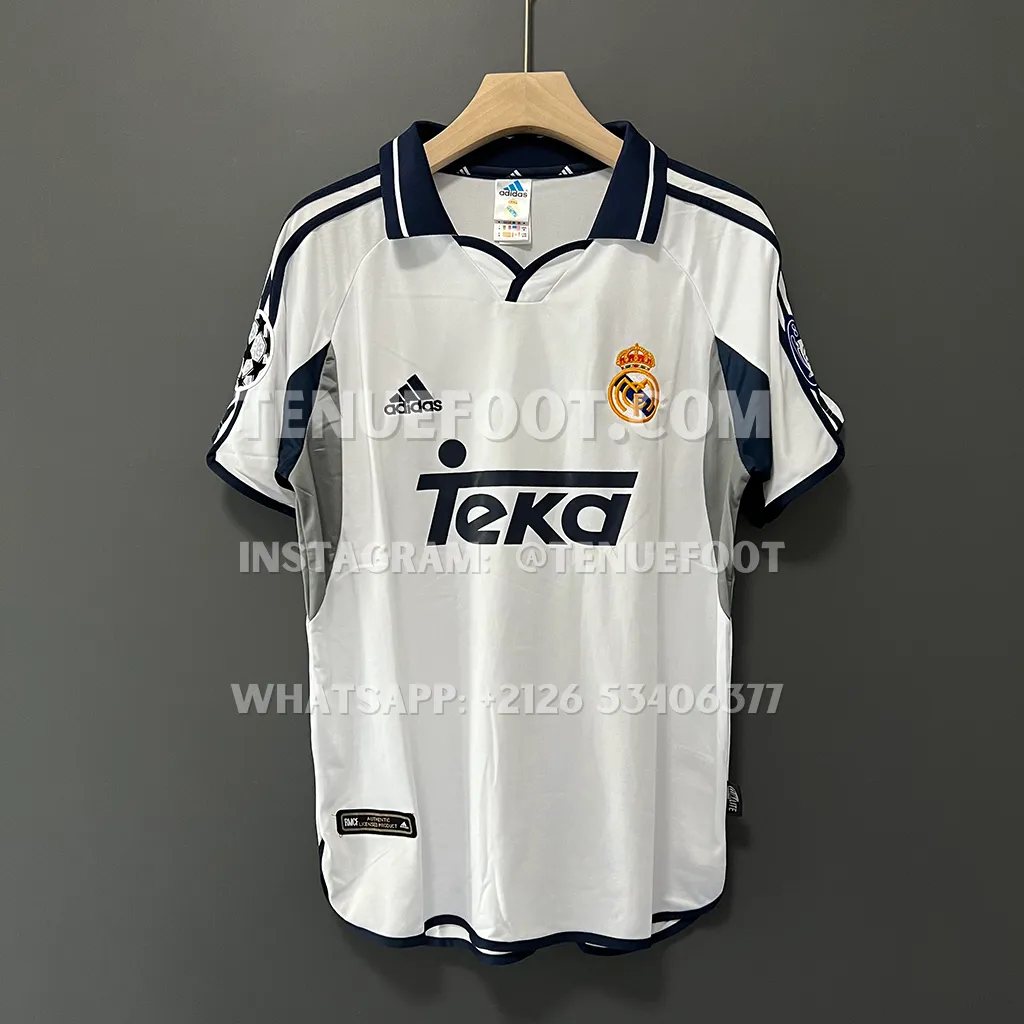 Real Madrid Retro 00-01 Home (1)