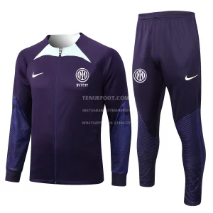 Surv tement Inter Milan violet long zip 22 23 TenueFoot