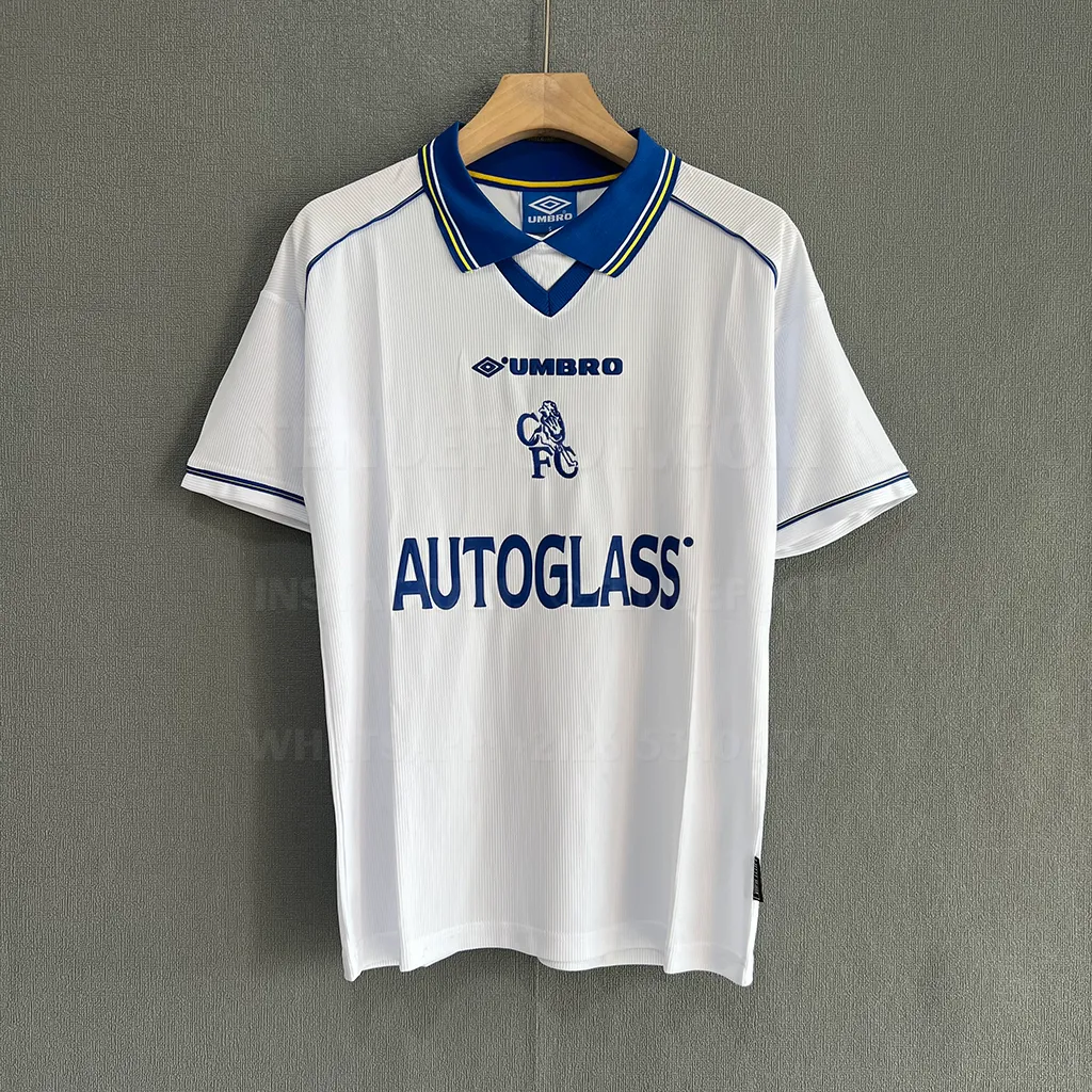 ウェア Chelsea FC 98-00 Away Shrits CHELSEA 1998 2000 AWAY FOOTBALL SHIRT SOCCER JERSEY UMBRO