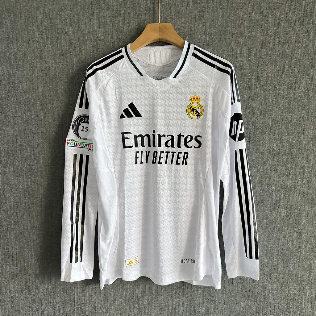 Real Madrid Home LS Player Version (1) Real Madrid Home LS Player Version (1)