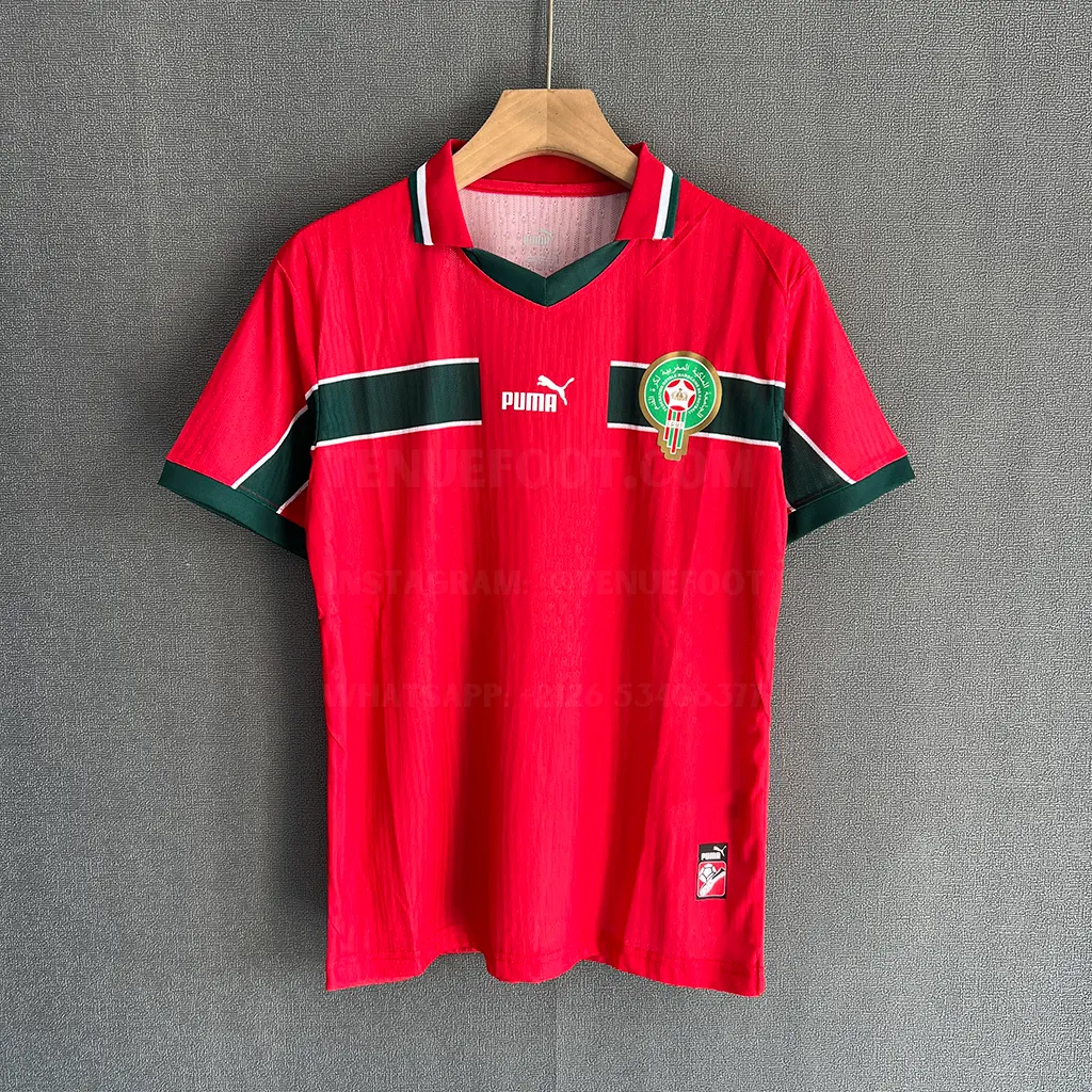 Morocco Retro 1998 Away Player Version (1)