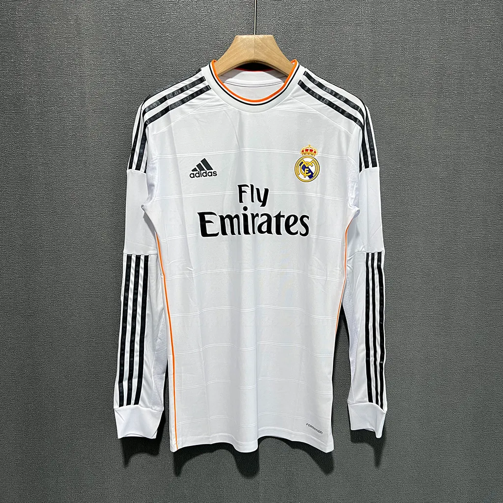 Real Madrid Retro 13-14 Home LS Player Version (1)